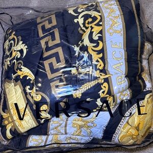 Versace Black, White and Gold REVERSIBLE Comforter